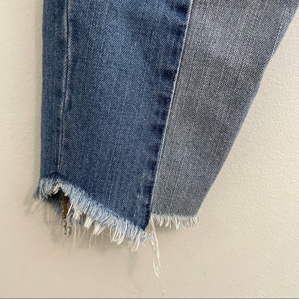 American Eagle Vintage High Rise Two stone Frayed Hem Button Fly Jeans - Picture 6 of 9